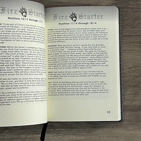 FIRE STARTERS: ONE YEAR DEVOTION THROUGH THE NEW TESTAMENT | GOSPEL PUBLISHING - Picture 5 of 7